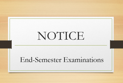 Rescheduling the End-Semester Examinations