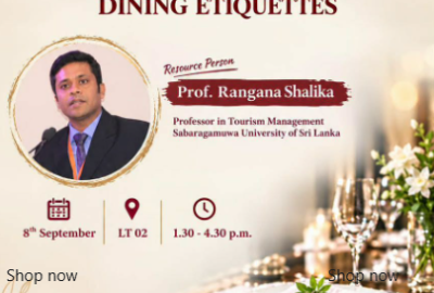 Session on “Professional Grooming and Dining Etiquettes"