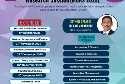 The 7th Management Undergraduates’ Research Session