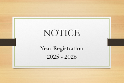 Year Registration 2025 - 2026