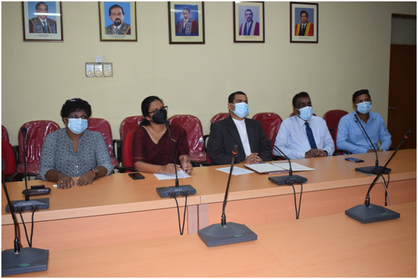 Pictures of Signing the MOA with the ISBR School of Business, India 