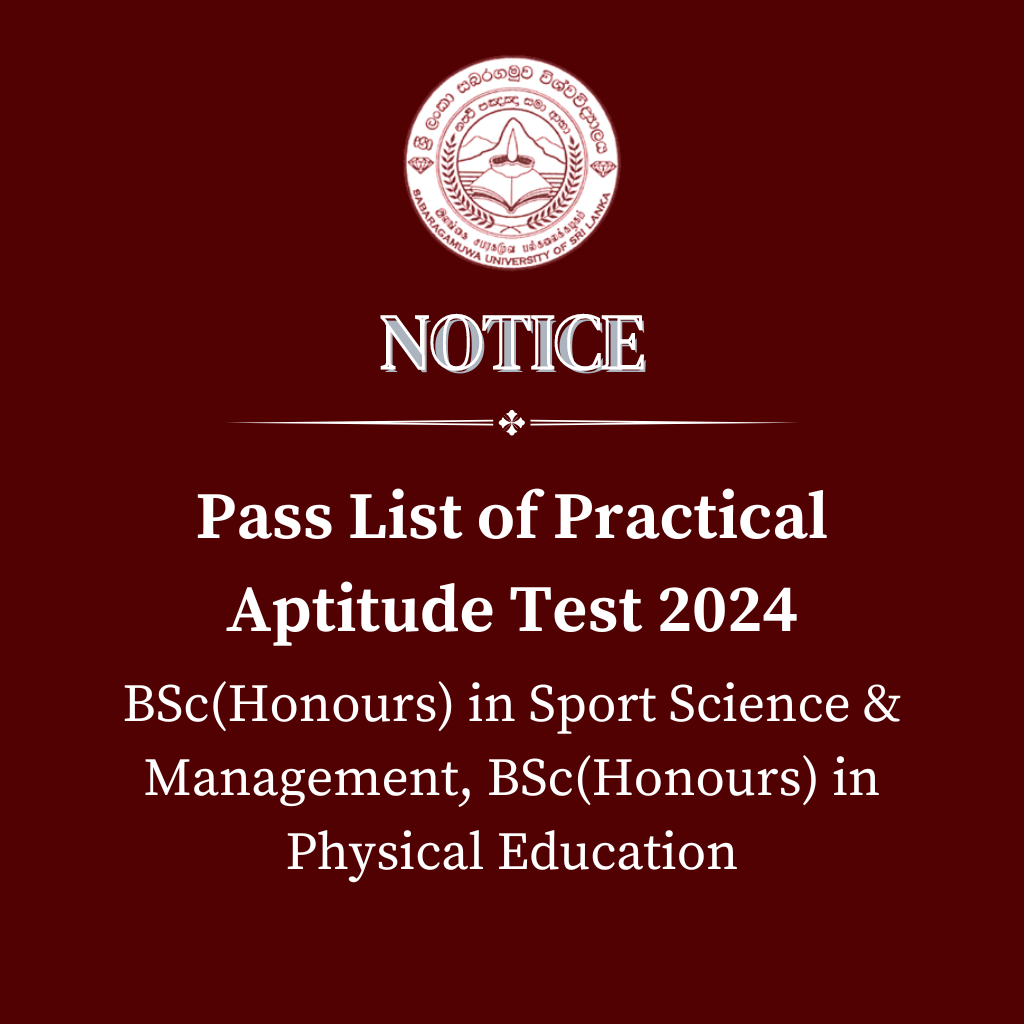 Pass List of Practical Aptitude Test 2024