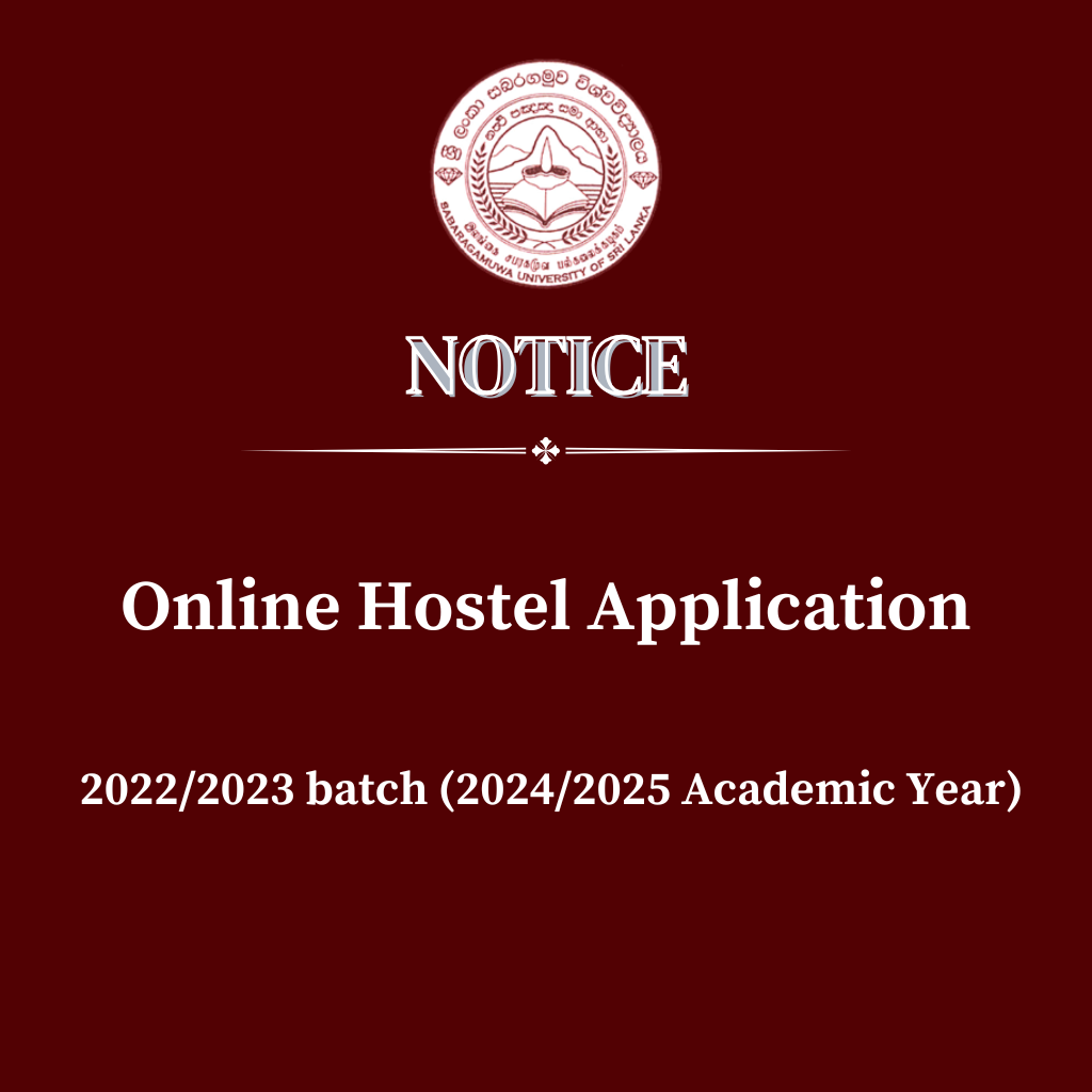 Online Hostel Application for 20222023 batch (20242025 Academic Year)