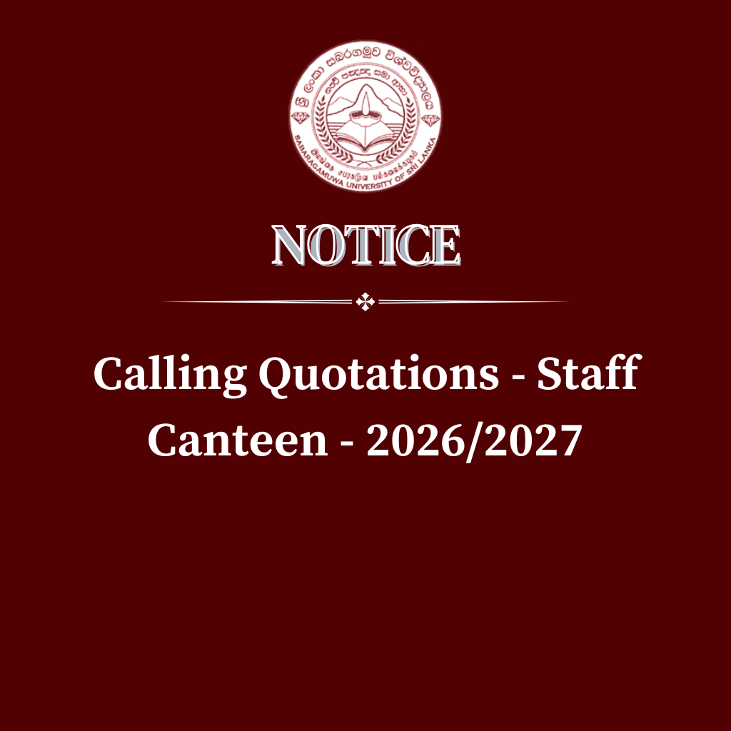 Calling Quotations - Staff Canteen - 2026/2027