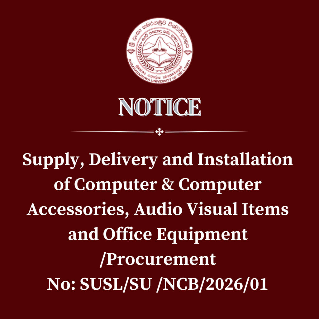 Supply, Delivery and Installation of Computer & Computer Accessories, Audio Visual Items and Office Equipment Procurement