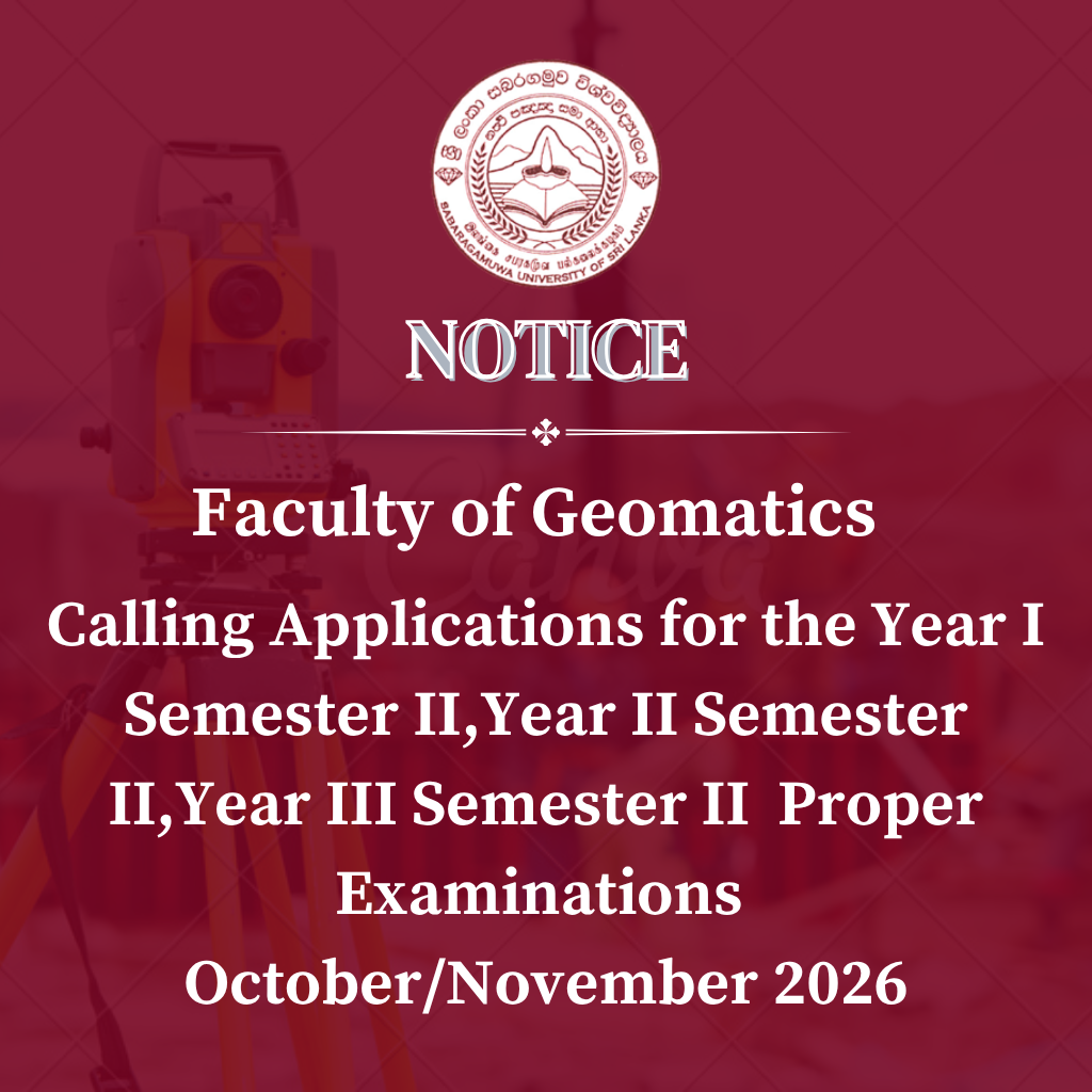 Faculty of Geomatics