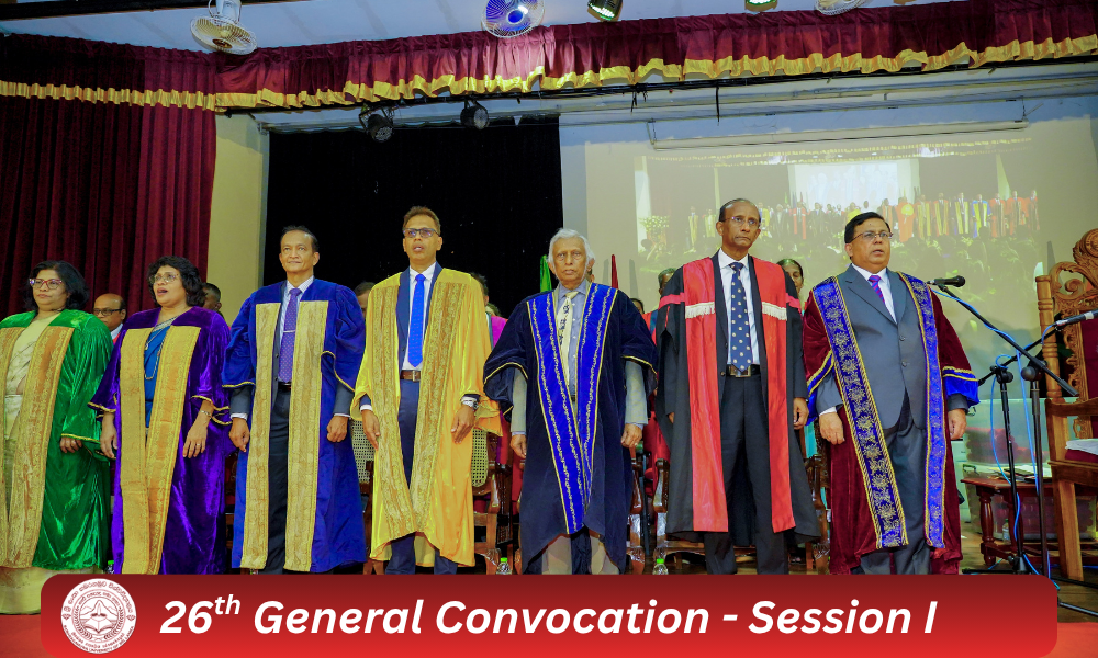 26th General Convocation of Sabaragamuwa University of Sri Lanka – A Historic Celebration of Excellence