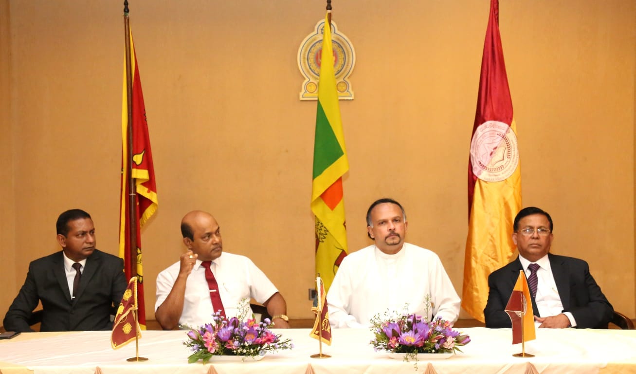 MoU signing event between the Sabaragamuwa Provincial Council and the Sabaragamuwa University of Sri Lanka on the 1st of March 2024
