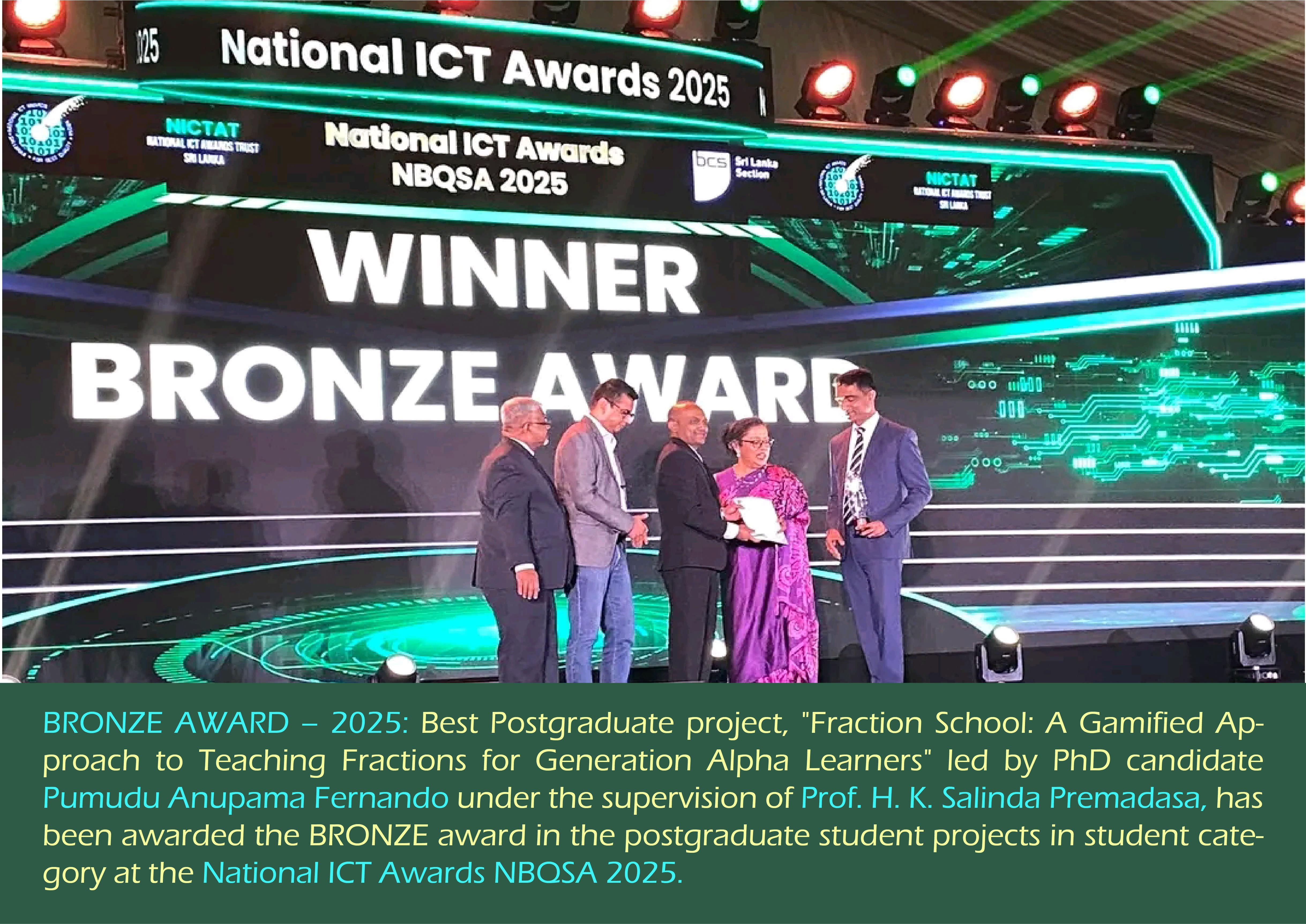 Bronze Award - National ICT Awards NBQSA 2025