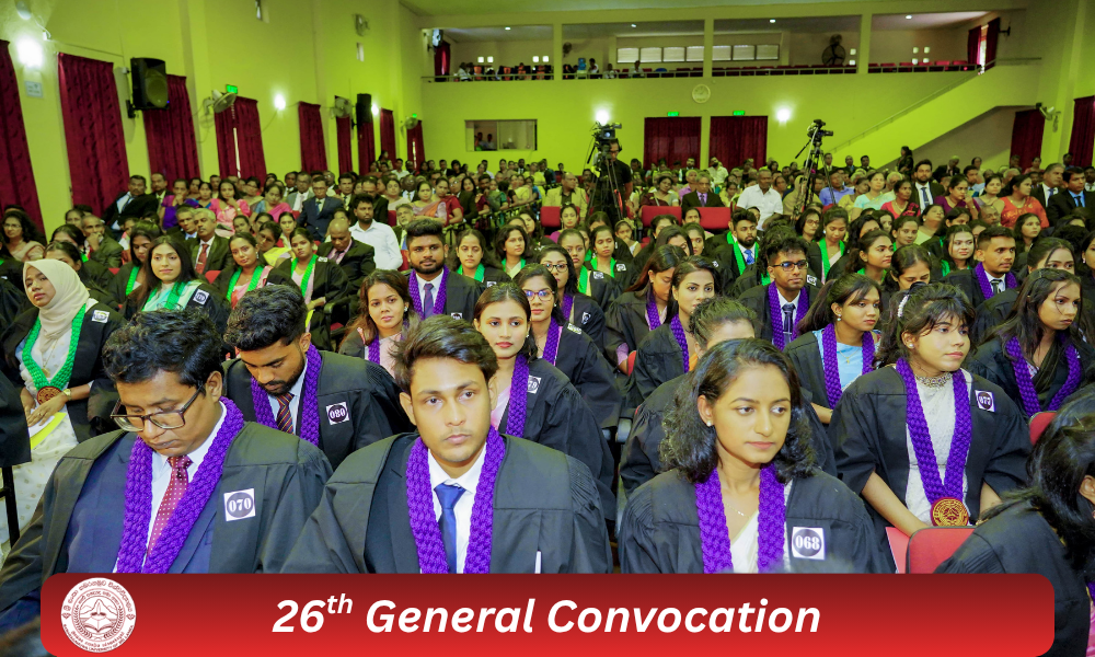 26th General Convocation of Sabaragamuwa University of Sri Lanka