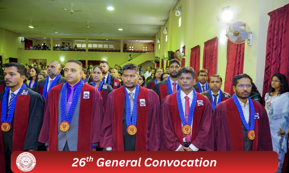 26th General Convocation of Sabaragamuwa University of Sri Lanka