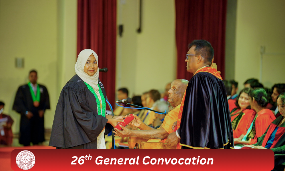 26th General Convocation of Sabaragamuwa University of Sri Lanka