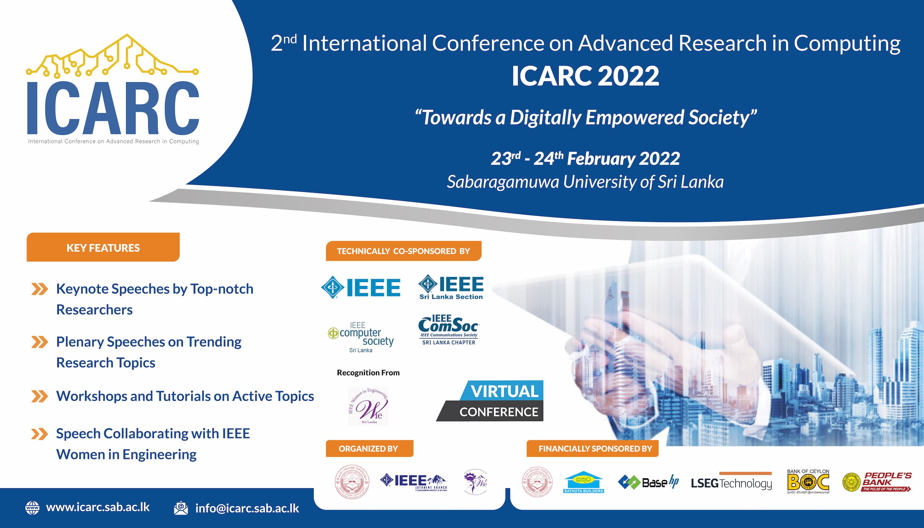 Call For Papers - ICARC 2022