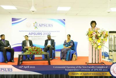 Ceremonial Opening of the New Faculty Complex & Inauguration Ceremony of APSURS 2022