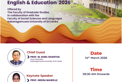 Inauguration and Orientation Programme of the MA/PGD in English & Education - 2026