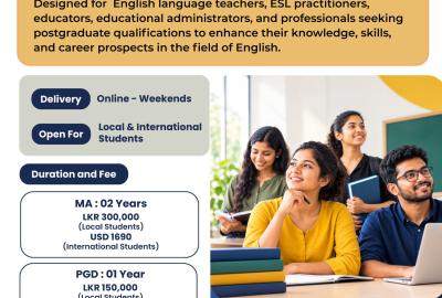 Master of Arts and Postgraduate Diploma in English and Education