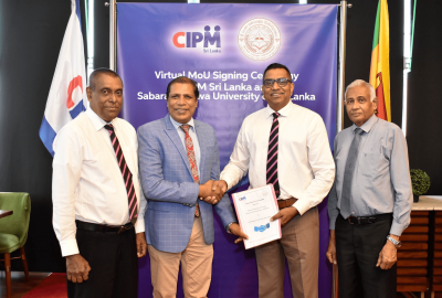 Chartered Institute of Personnel Management (CIPM) signs MOU with the  Faculty of Management Studies